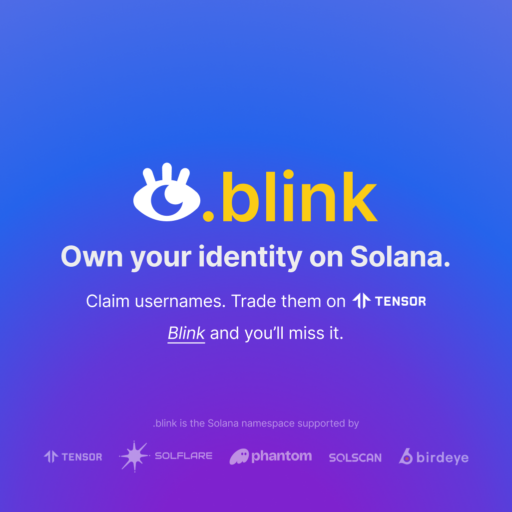 Claim your .blink username